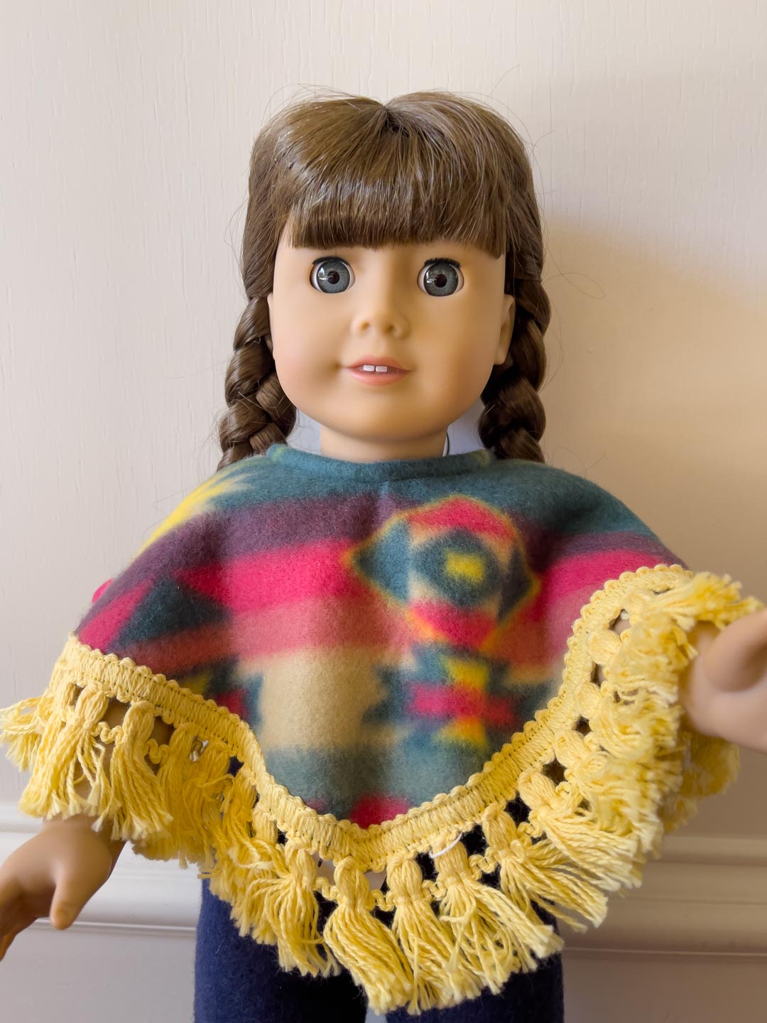 Doll poncho, doll sarape, doll coat, doll clothes