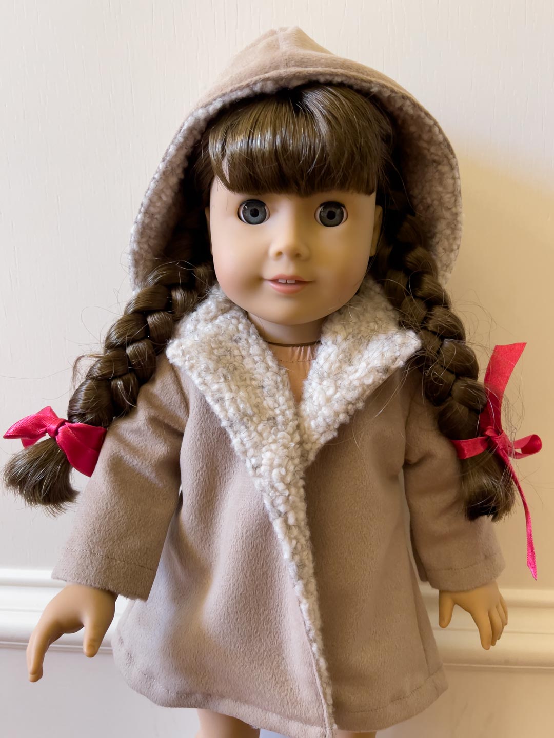 Doll coat, doll parka, doll clothes